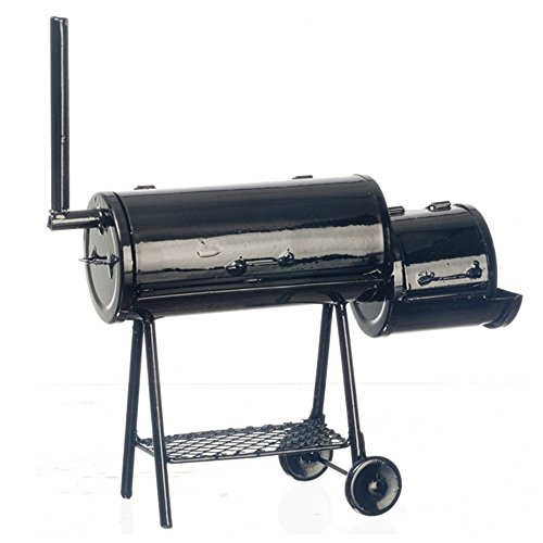 Puppenhaus Deluxe BBQ Barbeque Smoker Grill Miniatur 1:12 Gartenmöbel von Aztec Imports, Inc.