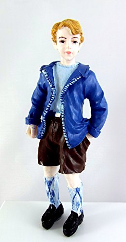 Puppenhaus Miniatur 1:12 scale Resin Menschen 1950 Junge in kurzen Hosen und Jacke von Aztec Imports, Inc.