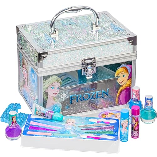 Disney Frozen Kinderschminke Set | Mädchen Make-up Set mit Lipgloss, Nagellack und mehr | Geburtstagsgeschenk für Kinder ab 3 Jahren von Townley Girl von Townley Girl