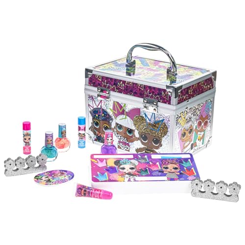 L.O.L Surprise! Kinderschminke Set | Mädchen Make-up Set mit Lipgloss, Nagellack und mehr | Geburtstagsgeschenk für Kinder ab 3 Jahren von Townley Girl von Townley Girl