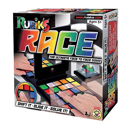 IDEAL , Rubik's Race game: The ultimate 2 player Rubik's Challenge! , Two player Family Games , For 2 Players , Ages 7+ von IDEAL