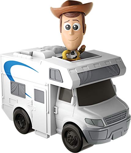 Mattel GCY61 - Disney Pixar Toy Story 4 Minis Woody und Wohnmobil, Sammelfiguren mit Fahrzeug, Spielzeug ab 3 Jahre, Mehrfarbig von Toy Story