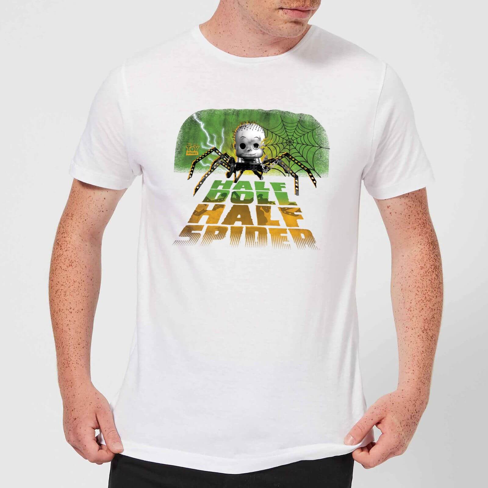 Toy Story Half Doll Half-Spider Herren T-Shirt - Weiß - XXL von Original Hero