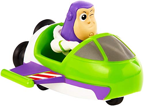 Toy Story Mattel GCY63 - Disney Pixar Toy Story 4 Minis Buzz Lightyear und Raumschiff, Sammelfiguren mit Fahrzeug, Spielzeug ab 3 Jahre Mehrfarbig von Toy Story