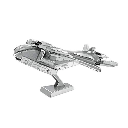 Fascinations Metal Earth MMS292 - 502692, Halo UNSC Pelican, Konstruktionsspielzeug, 2 Metallplatinen, ab 14 Jahren von fascinations