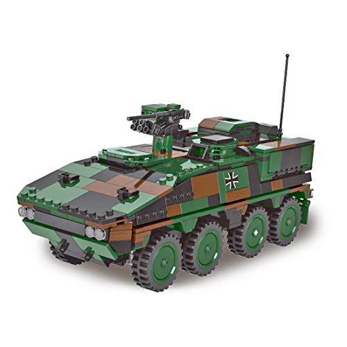 ToyGhillied Militär Gepanzertes Fahrzeug Klemmbausteine Bauklötze, 808 Teile WWII Groß Fahrzeug Bausteine, Panzer Sammlerstück Modellbausatz für Erwachsene, Geschenk für Militärfans von ToyGhillied