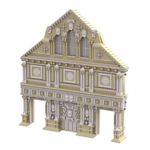 ToyGhillied Modulare Gebäude Baustein 2 für Antike Römische Basilika, 2500 Teile Römische Architektur Wahrzeichen Modulare klemmbausteine Bausatz entworfen von Sir Perceval - MOC-171871 von ToyGhillied