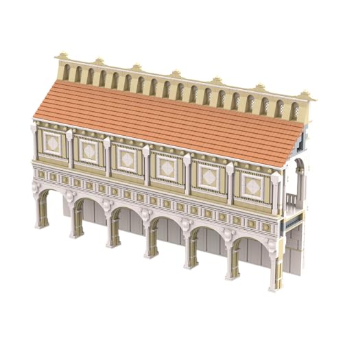 ToyGhillied Modulare Gebäude Baustein 3 für Antike Römische Basilika, 5771 Teile Römische Architektur Wahrzeichen Modulare klemmbausteine Bausatz entworfen von Sir Perceval - MOC-171871 von ToyGhillied