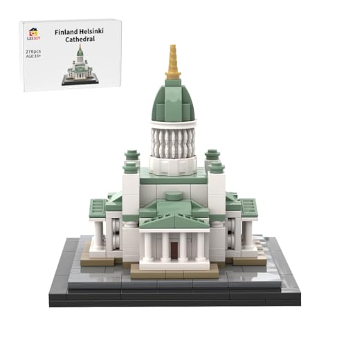ToyGhillied Straßenszenen-Baustein-Set zum Ausstellen, Dom zu Helsinki Modular Klemmbausteine, 276Teile, Sammler-Modellbausätze, Geschenke für Ziegelliebhaber ToyGhillied Straßenszenen-Baustein-Set zum Ausstellen, Dom zu Helsinki Modular Klemmbausteine, 276Teile, Sammler-Modellbausätze, Geschenke für Ziegelliebhaber von ToyGhillied