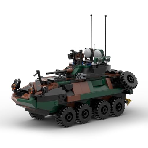 ToyGhillied Technik Kampffahrzeug Bausteine Kit, MOC-126469 LAV-25 MOC Infanterie Kampffahrzeug Spielzeug, Militär Kampffahrzeug Klemmbausteine Geschenke (476 Teile) von ToyGhillied