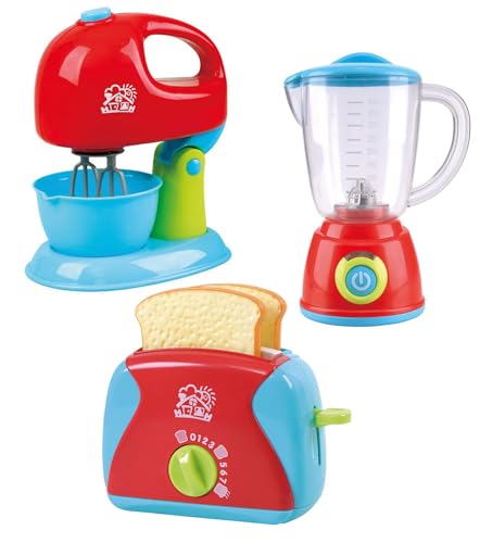 Playgo Trio für Spielküche Küchenmaschine Mixer Standmixer Toaster von ToyToyToy