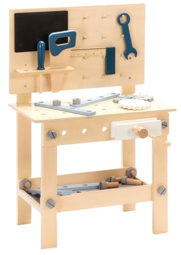 Werkbank für Kinder aus Holz mit Spielwerkzeug Spielwerkbank mit Tafel UVM Werkbank für Kinder aus Holz mit Spielwerkzeug Spielwerkbank mit Tafel UVM von ToyToyToy