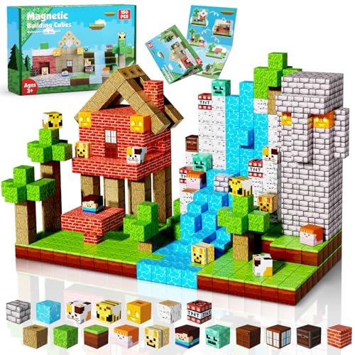 ToyUnited Magnetbausteine »Nightmare« 150 Teile XXL-Set – Kreatives 3D-Bauspielzeug Magnetische Bausteine für Kinder ab 3 | Sicher & STEM-Zertifiziert Ostern Geschenke für Kinder von ToyUnited