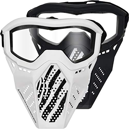 Toyer 2er Pack Gesichtsmaske Taktische Maske Kompatibel mit Nerf Rival, Apollo, Zeus, Khaos, Atlas und Artemis Blasters Rival Mask von Toyer