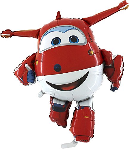 Super Wings Jett Flugzeug Folienballon von Grabo