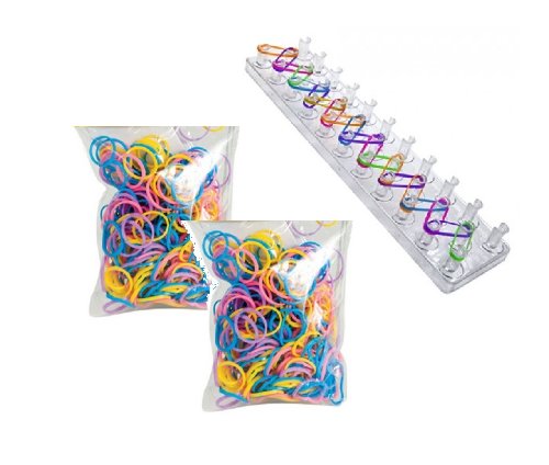 600pc Loopy Bandz Loom - Loom Pension, 600 Bands, 25 Haken und Werkzeug von Toyland