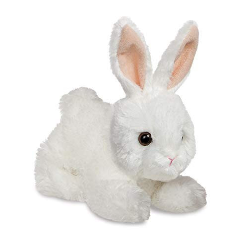 Aurora World 73901 - Plüschtier - Mini Flopsie - Hase, 8 Zoll / 20.5 cm, weiß von Toyland