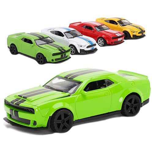 GT car muscle motor racing stipe yellow red white green pull back friction metal plasic vehicle toy replica model sports small mini enthusiast petrol head F1 formula one realstic boys girls gifts pres von Toyland