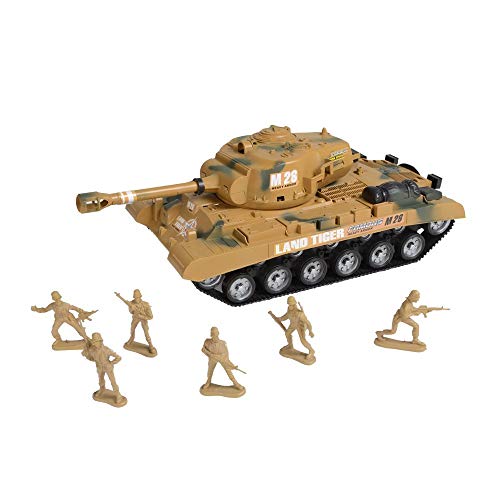 TOYLAND Combat Mission Jungen Friction Powered Army Tank & Soldiers Military Spielset von Toyland