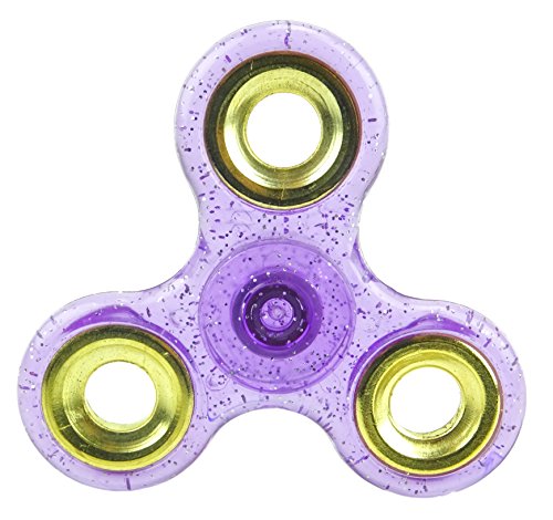 Toyland Glitzer Fidget Hand Spinner - Stress und Angst Relief (Purpur) von Toyland