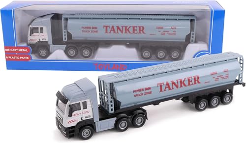 Toyland® 28cm Spielzeug LKW & Anhänger - Diecast - Modellspielzeug & Fahrzeuge - Verschiedene Designs (Tankwagen) von Toyland