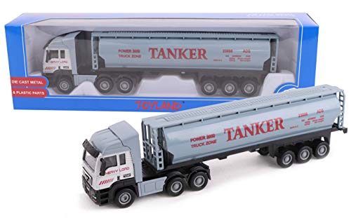 Toyland® 28cm Spielzeug LKW & Anhänger - Diecast - Modellspielzeug & Fahrzeuge - Verschiedene Designs (Tankwagen) von Toyland