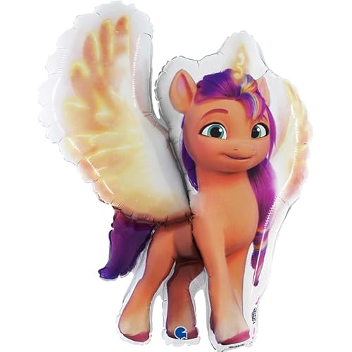 Toyland® 29-Zoll-Folienballon in Sunny Alicorn-Form – My Little Pony-Partydekorationen für Kinder von Toyland