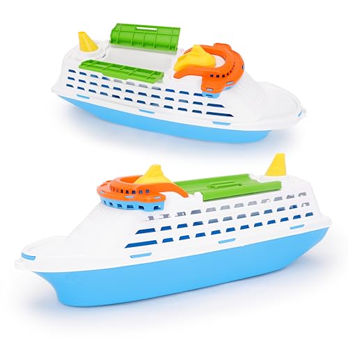 Toyland® 41 cm (16 Zoll) buntes Kreuzfahrtschiff mit beweglichen Türen – schwimmendes Wasserspielzeug für Kinder – Pool- und Badespielzeug – ab 3 Jahren von Toyland