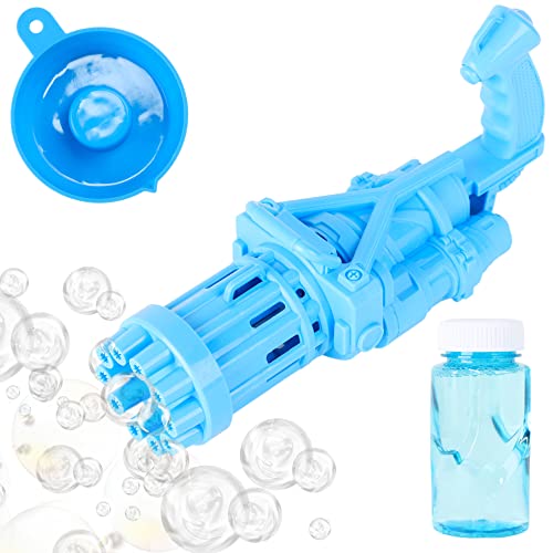 Toyland® Bubble Blaster Spielzeug mit 10-Loch-Gebläse – inklusive Seifenblasenlösung – Spielzeug für draußen – Gartenspiele von Toyland