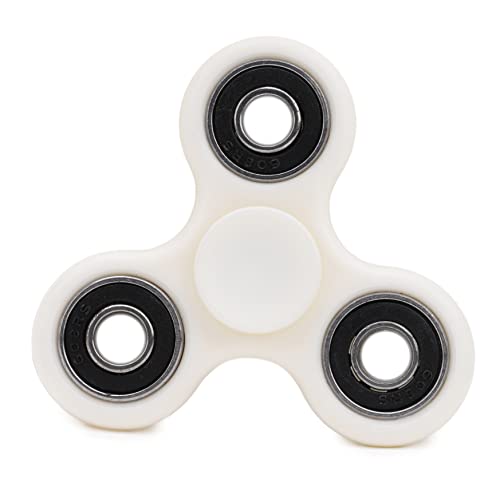 Toyland® Fidget Hand Spinner – Linderung von Stress und Angst (weiße und Schwarze Ringe) von Toyland