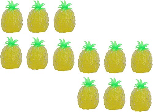 Toyland® Packung mit 12-11 cm Squishy Bead Pineapple - Neuheit Party Bag Fillers von Toyland