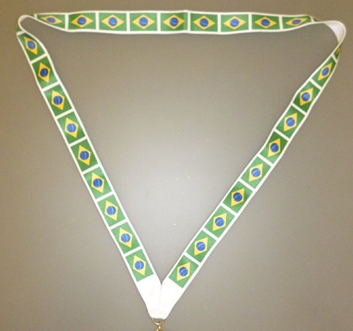 44cm Lanyard mit Brasilien -Flagge - brasilianischen Flagge - Brasilien Souvenirs (MI3) [ Spielzeug ] von Toyland