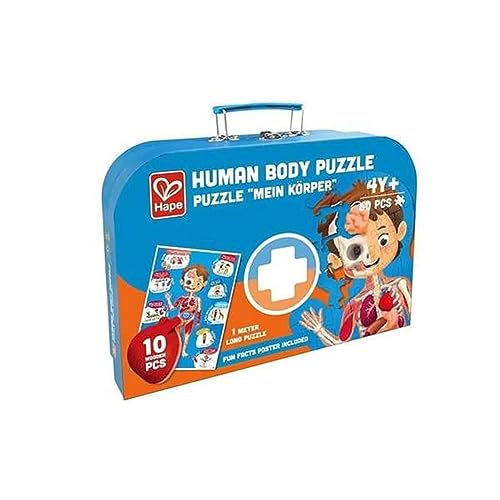 Hape Puzzle Mein Körper mit praktischem Koffer und Körperteilen zum Auflegen aus Holz, ab 3 Jahre Hape Puzzle Mein Körper mit praktischem Koffer und Körperteilen zum Auflegen aus Holz, ab 3 Jahre von Hape