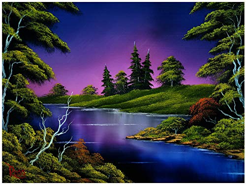 Bob Ross Blue River Nature Puzzle | 1000 Teile Puzzle von Toynk