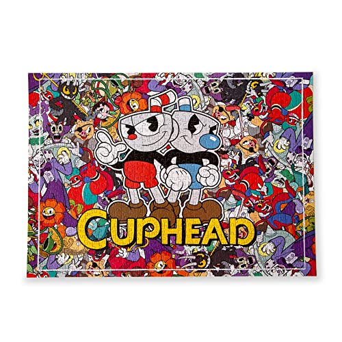 Cuphead and Mugman Collage 1000-Piece Jigsaw Puzzle | toynk Exclusive von Toynk