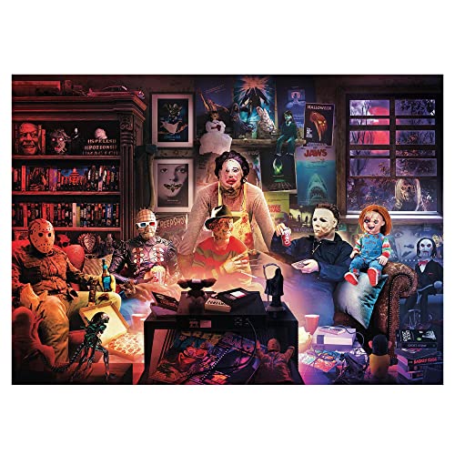 Horror Night Watch Party 1000 Piece Jigsaw Puzzle von Toynk