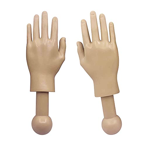 Tiny Hands Spielzeug für Links- und Rechtshänder, 11,4 cm, Beige von Toynk