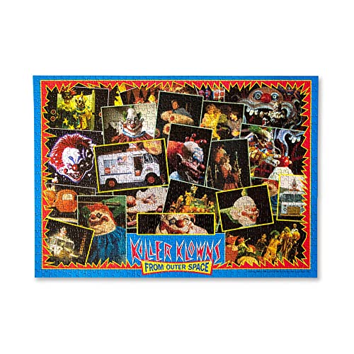 Killer Klowns from Outer Space Kollage Ein 1000 Teile Puzzle für Erwachsene | 71,1 x 50,8 cm von Toynk