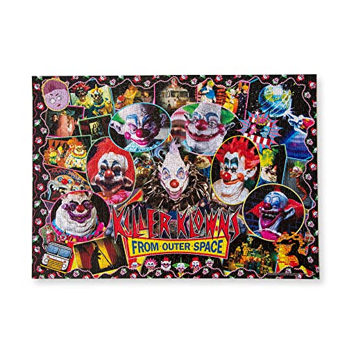 Killer Klowns from Outer Space Kollage B 1000 Teile Puzzle für Erwachsene | 28 x 20 Zoll von Toynk