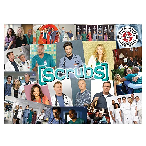 Toynk Scrubs Cast Collage 1000 Teile Puzzle für Erwachsene | Gehirn-Teaser, pädagogisches Entwicklungsspielzeug & Spiele, Bausatzaktivitäten zur Förderung des kreativen Spielens | 71,1 x 50,8 cm von Toynk