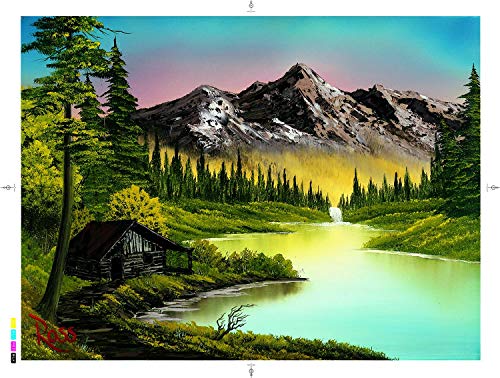 Bob Ross Mountain Retreat Nature Puzzle | 1000 Teile Puzzle von Toynk