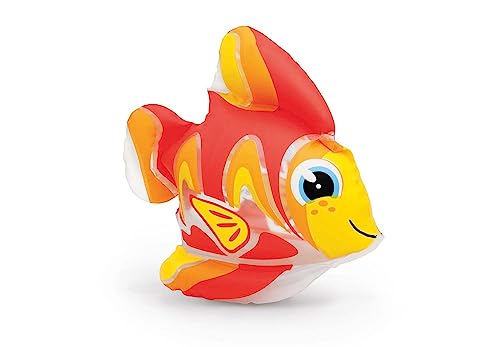 Intex 58590NP Badespielzeug Tiere Puff 'N Play | Aufblasbares Badewannenspielzeug Wassers-Spielzeug Pool-Spielzeug (Fisch (Rot)) von Toynova