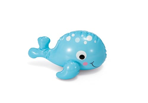 Intex 58590NP Badespielzeug Tiere Puff 'N Play | Aufblasbares Badewannenspielzeug Wassers-Spielzeug Pool-Spielzeug (Wal (Blau)) von Toynova
