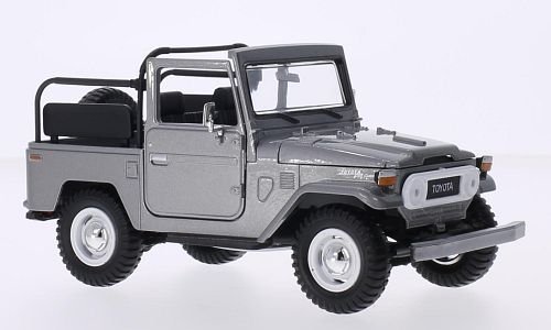 Toyota FJ40 Land Cruiser, silber, 0, Modellauto, Fertigmodell, Motormax 1:24 von Toyota