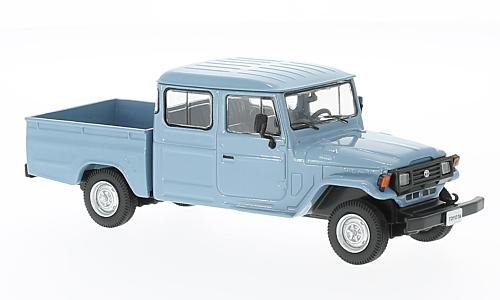 Toyota Land Cruiser Bandeirante Pick Up, blau, 1976, Modellauto, Fertigmodell, WhiteBox 1:43 von Toyota