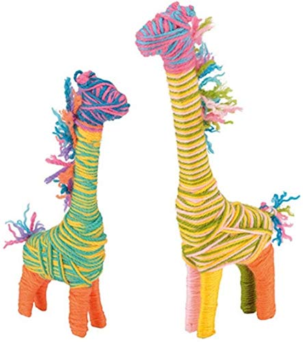 Toyrific Made It! Garntier-Bastelsets für Kinder, Garn-Giraffe von Toyrific