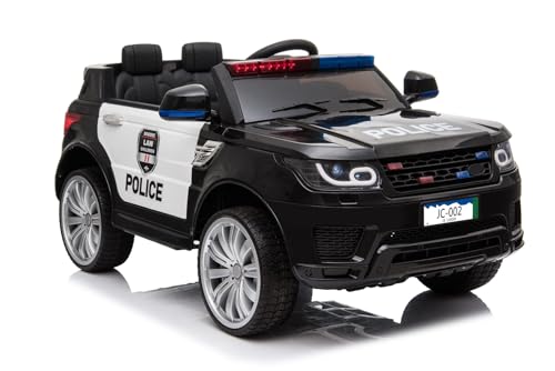 Toys Store Kinderfahrzeug Elektro Auto Kinder Auto Polizei 12V 2x35W USB MP3 von Toys Store