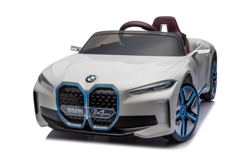 Toys Store BMW i4 Kinderauto Kinder Elektroauto Fernbedienung Mp3 2x35W Motoren von Toys Store