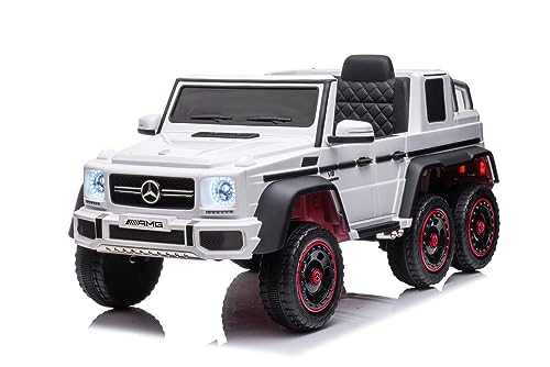 Toys Store Mercedes G63 AMG 6x6 SUV Elektroauto Kinderauto Kinderfahrzeug Allrad Leder von Toys Store