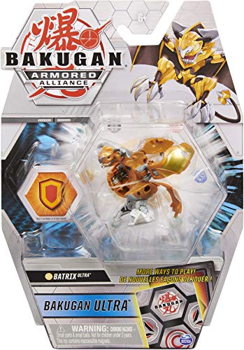 Bakugan Ultra: Armored Alliance - Batrix + Karte - braune Kugel - Deluxe Figur von Toys